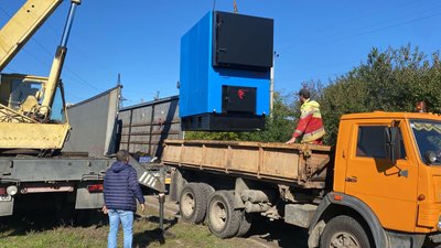 Малинська громада на Житомирщині отримала два нових твердопаливних котли та додаткове устаткування для котельні лікарні
