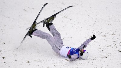 Олександр Окіпнюк зазнав падіння у фіналі міксту Олімпіади-2026