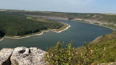 Річка Дністер у селі Субіч, Хмельниччина