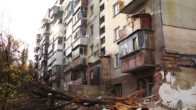 Будинок на Тернопільській, у якому стався вибух у Хмельницькому 28 жовтня 2025 року