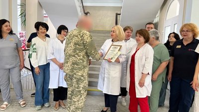 Вручення нагороди Світлані Голодюк