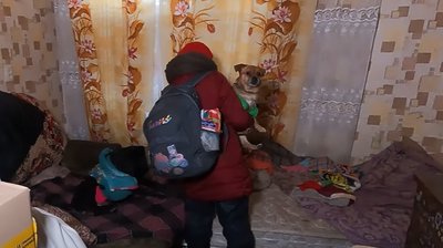 Поліцейські розповіли, як евакуювали з Авдіївки родину, собак та голубів Поліцейські розповіли, як евакуювали з Авдіївки родину, собак та голубів
