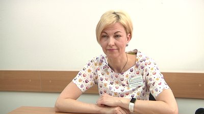 головна акушерка Запорізького обласного перинатального центру Вікторія Шелухова головна акушерка Запорізького обласного перинатального центру Вікторія Шелухова
