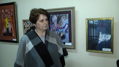 У Житомирі відкрилася виставка робіт учнів художньої школи під назвою "Мир і війна очима дітей" У Житомирі відкрилася виставка робіт учнів художньої школи під назвою "Мир і війна очима дітей"
