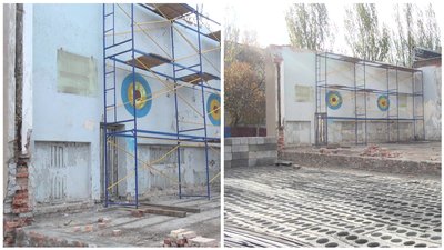 У прифронтовій школі ремонтують спортзал