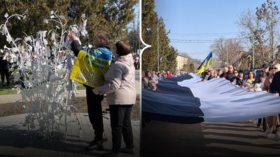 Відкриття інсталяції "Дерево Надії" в Березівці на Одещині