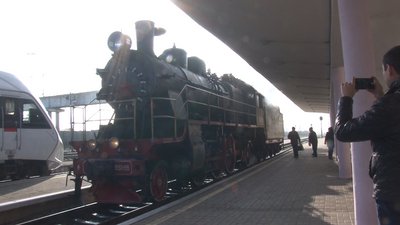 Черкащиною проїхався сімдесятирічний паровоз Черкащиною проїхався сімдесятирічний паровоз