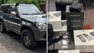 Підрозділам тероборони з Хмельницького передали джипи, тепловізори та коптери