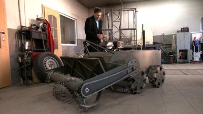 аркадій фішман, дрон-розміновувач, наземний дрон, винаходи, військова техніка