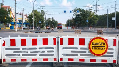 ремонт на дорозі у Миколаєві
