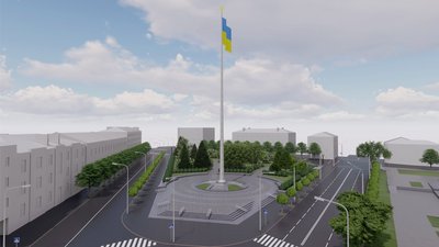 У Полтаві планують реконструювати сквер та встановити щоглу за 12 мільйонів