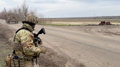 Як чергує антидроновий загін "Азову": репортаж Як чергує антидроновий загін "Азову": репортаж
