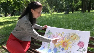 Рівненська мисткиня Олена Медведєва почала експериментувати з відеоісторіями