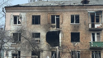 Наслідки атаки РФ у Святошинському районі Києва