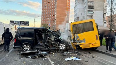 ДТП в Одесі за участю мікроавтобуса та маршрутки