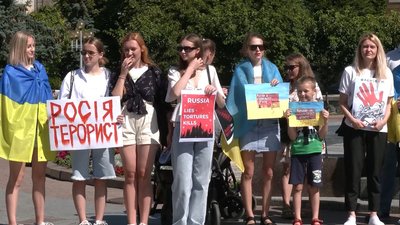 Поверніть з полону. У Рівному відбулася акція на підтримку захисників "Азовсталі" Поверніть з полону. У Рівному відбулася акція на підтримку захисників "Азовсталі"