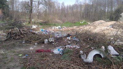 На Житомирщині у лісі утворилося сміттєзвалище протяжністю майже 800 метрів На Житомирщині у лісі утворилося сміттєзвалище протяжністю майже 800 метрів