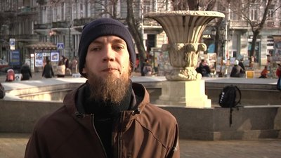 Учасник протестів "Стоп тарифний геноцид" Андрій Грушецький