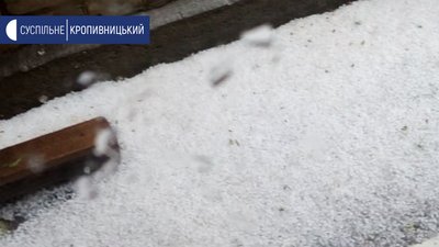 В одному з сіл Кропивницького району град побив розсаду на городах