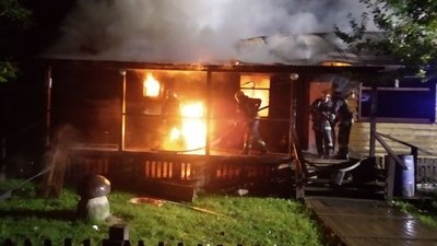 На Чернігівщині згоріли дві лазні за добу
