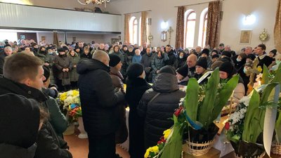 Похорон військового Романа Стецюка Похорон військового Романа Стецюка
