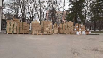 На Харківщину доставили вантаж з медичними матеріалами
