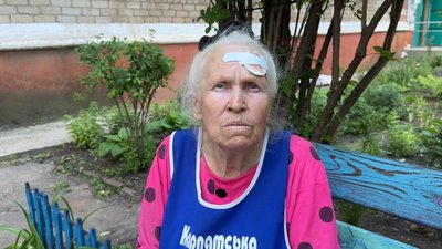 Олександра — жителька Краматорська, поранена під час російського обстрілу