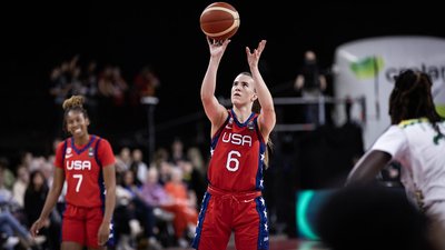 Збірна США з баскетболу в жіночому олімпійському відборі 2024 року.