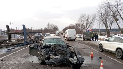 Внаслідок потрійної ДТП на об’їзній Львова ускладнений рух транспорту