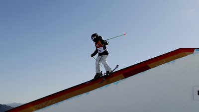 Російська фристайлістка Лана Прусакова у слоупстайлі