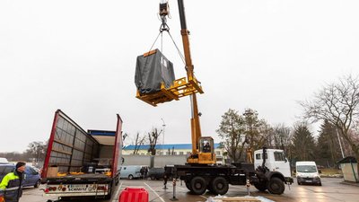 З аеропорту "Бориспіль" вилетів вантажний борт з українським супутником З аеропорту "Бориспіль" вилетів вантажний борт з українським супутником
