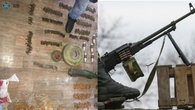 На Донеччині виявили схованку зброї та боєприпасів, залишену бойовиком