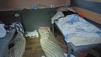 Катівня у райвідділку поліції у Куп'янську, вересень 2022 року Катівня у райвідділку поліції у Куп'янську, вересень 2022 року