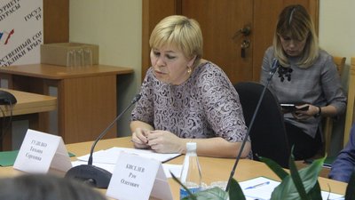 "Перша заступниця міністра праці та соціального захисту" Криму Тетяна Гуділко