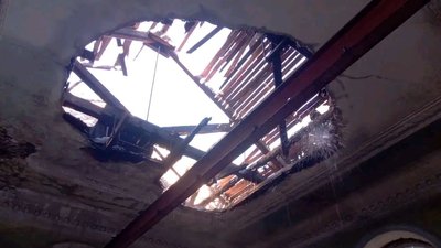 РФ обстріляла Куп'янськ: горіла будівля залізничного вокзалу РФ обстріляла Куп'янськ: горіла будівля залізничного вокзалу