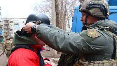 Евакуація підлітка з Дружківки