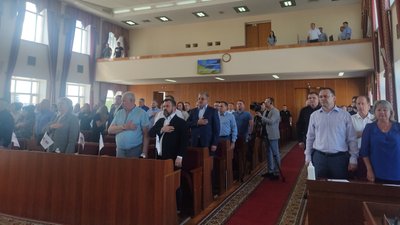 На сесії Житомирської обласної ради оголосили про припинення діяльності депутатської фракції партії "ОПЗЖ"