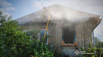 У Срібному на Чернігівщині внаслідок пожежі у будинку загинув чоловік