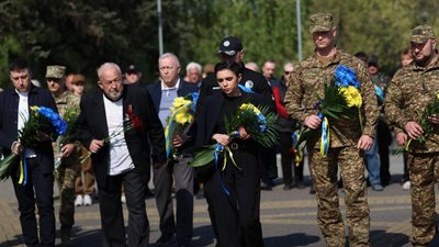 У Запоріжжі вшанували пам'ять загиблих внаслідок Чорнобильської трагедії У Запоріжжі вшанували пам'ять загиблих внаслідок Чорнобильської трагедії