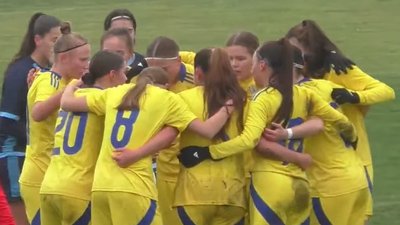 Жіноча збірна України U19 в матчі проти Сан-Марино у відборі на Євро-2026