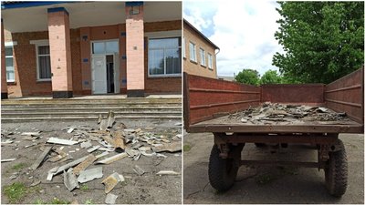 На Кіровоградщині під час негоди зірвало дах зі школи На Кіровоградщині під час негоди зірвало дах зі школи