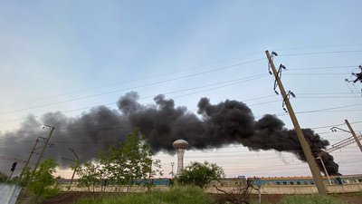 Шини горять в Ужгороді