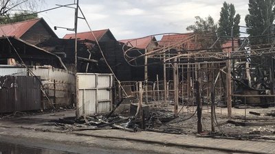 У ДСНС вважають, що пожежа на базах відпочинку на Одещині сталася через підпал У ДСНС вважають, що пожежа на базах відпочинку на Одещині сталася через підпал
