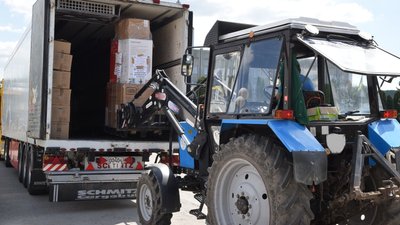 На Тернопільщину прибула допомога із французького Безьє На Тернопільщину прибула допомога із французького Безьє