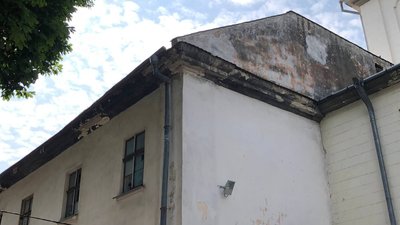 Частина будівлі, яку планують реставрувати
