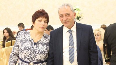 Ветеран кримськотатарського національного руху Енвер Алядінов з дружиною
