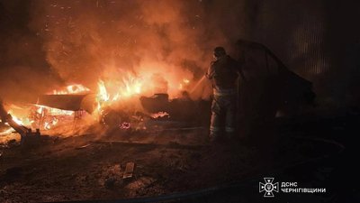 Атака по критичній інфраструктурі на Чернігівщині: росіяни вдарили щонайменше 10-ма БпЛА