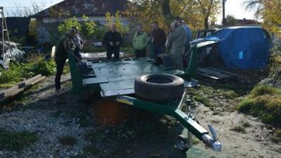Жителі громади на Тернопільщині розробили лафет для зброї Жителі громади на Тернопільщині розробили лафет для зброї