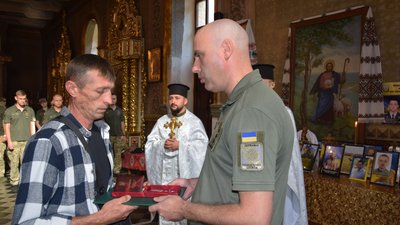 Вручення державних нагород родинам загиблих прикордонників, вересень 2025 рік