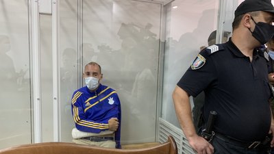 Підозрюваний Желепа у суді Підозрюваний Желепа у суді